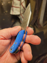 Load image into Gallery viewer, Buck Engraved carbon steel knife Juma Gem Resin Handle