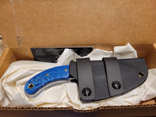 Load image into Gallery viewer, Buck Engraved carbon steel knife Juma Gem Resin Handle