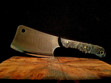 Load image into Gallery viewer, Arrow Freehand Engraved High Carbon Steel Mini CLeaver