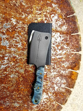 Load image into Gallery viewer, Arrow Freehand Engraved High Carbon Steel Mini CLeaver