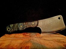 Load image into Gallery viewer, Arrow Freehand Engraved High Carbon Steel Mini CLeaver