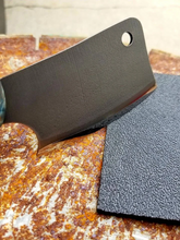 Load image into Gallery viewer, Arrow Freehand Engraved High Carbon Steel Mini CLeaver