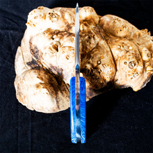 Cargar imagen en el visor de la galería, The Brigham high carbon steel knife Juma Gem Resin Handle