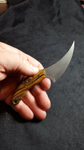 Load image into Gallery viewer, Mini Skinner High Carbon Steel Blade, Bocote Wood Handle