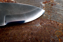 Load image into Gallery viewer, Small drop point high carbon steel blade