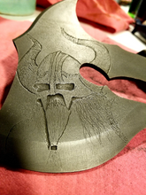 Load image into Gallery viewer, Nordic Inspired High Carbon Steel Viking Hatchet (CUSTOMIZABLE ENGRAVING)