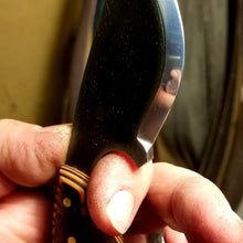 Загрузить изображение в средство просмотра галереи, The Piranha high carbon steel with kydex sheath and ball chain necklace