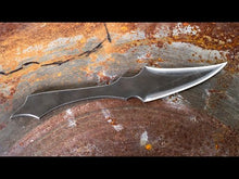 Load and play video in Gallery viewer, Apocalypse High Carbon Upswept Clip Point Utility Knife