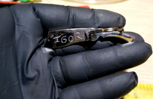 Load image into Gallery viewer, Hand Forged Pirate Chopper Name Tag