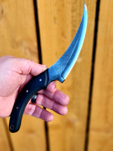 Scythe 5.5" upswept cutting edge, black ultrex handle