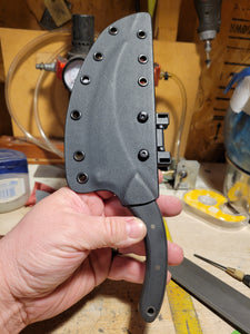 Scythe 5.5" upswept cutting edge, black ultrex handle