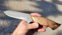 Laden Sie das Bild in den Galerie-Viewer, Timberwolf Spearpoint High Carbon knife hybrid handle material
