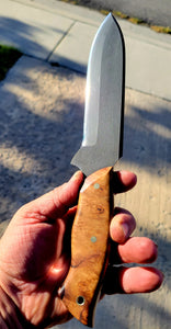 Timberwolf Spearpoint High Carbon knife hybrid handle material