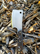 Load image into Gallery viewer, Free Hand Engraved Bat High Carbon Steel Mini Cleaver
