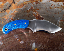 Load image into Gallery viewer, The Brigham high carbon steel knife Juma Gem Resin Handle
