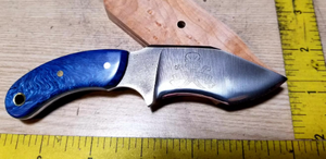 The Brigham high carbon steel knife Juma Gem Resin Handle