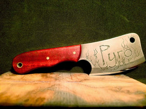 Pyro Cleaver with bloodwood handle