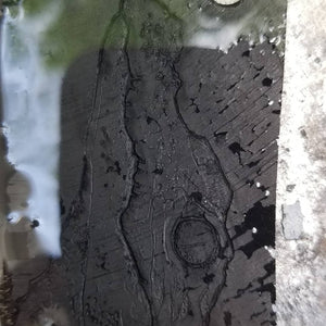 Crocodile freehand engraved high carbon steel Mini Cleaver