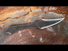Load and play video in Gallery viewer, Apocalypse High Carbon Upswept Clip Point Utility Knife
